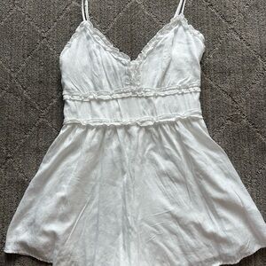 Francesca’s white romper